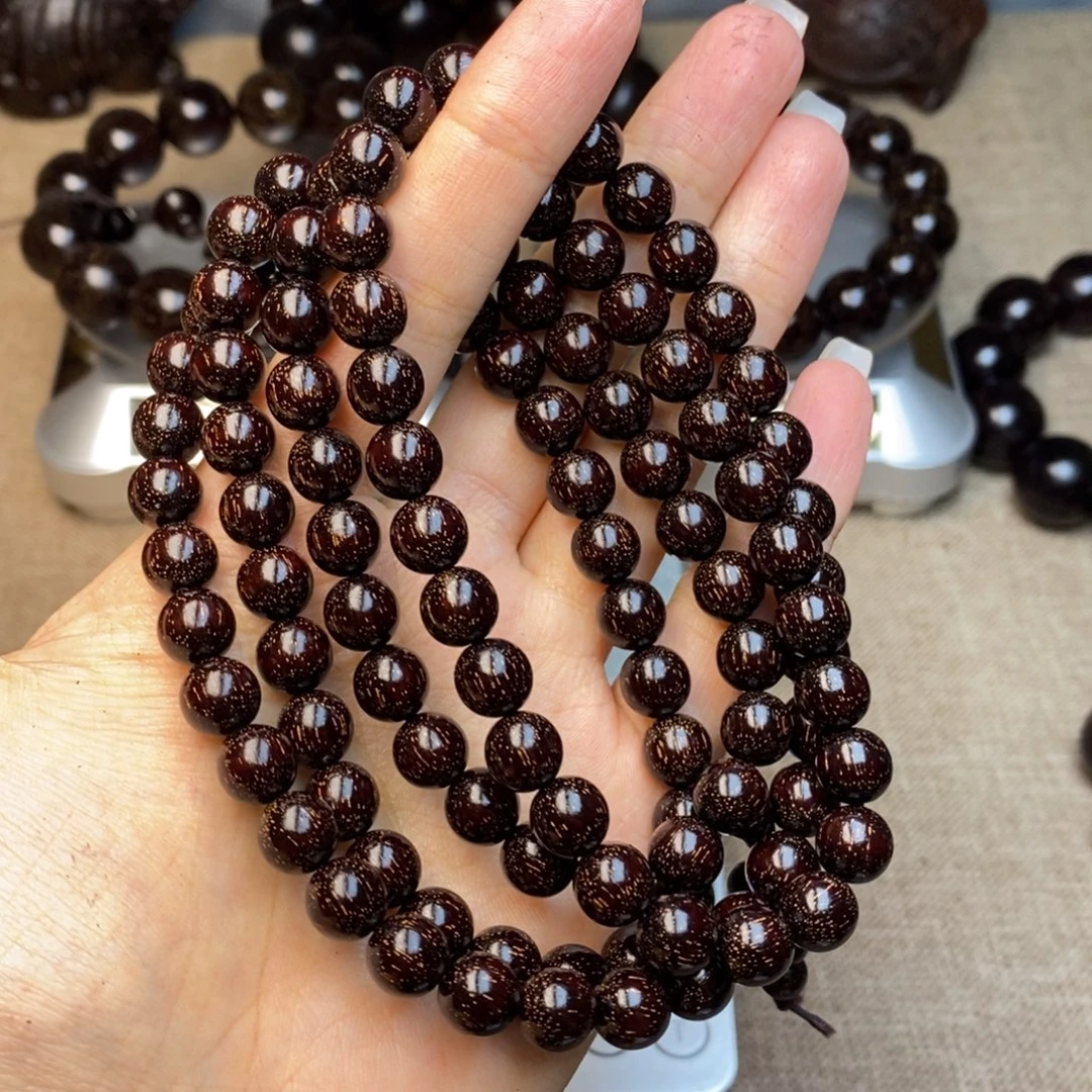 檀香紫檀（小叶紫檀）0.8满星108