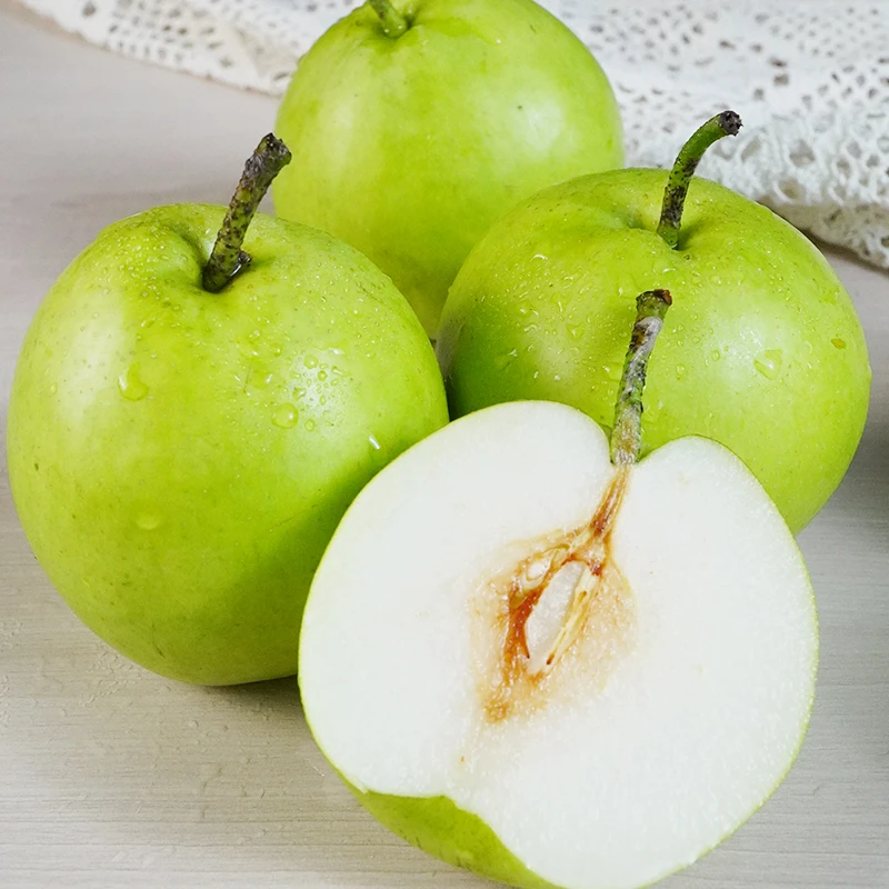 新鲜现摘砀山青皮梨脆甜多汁当季水果