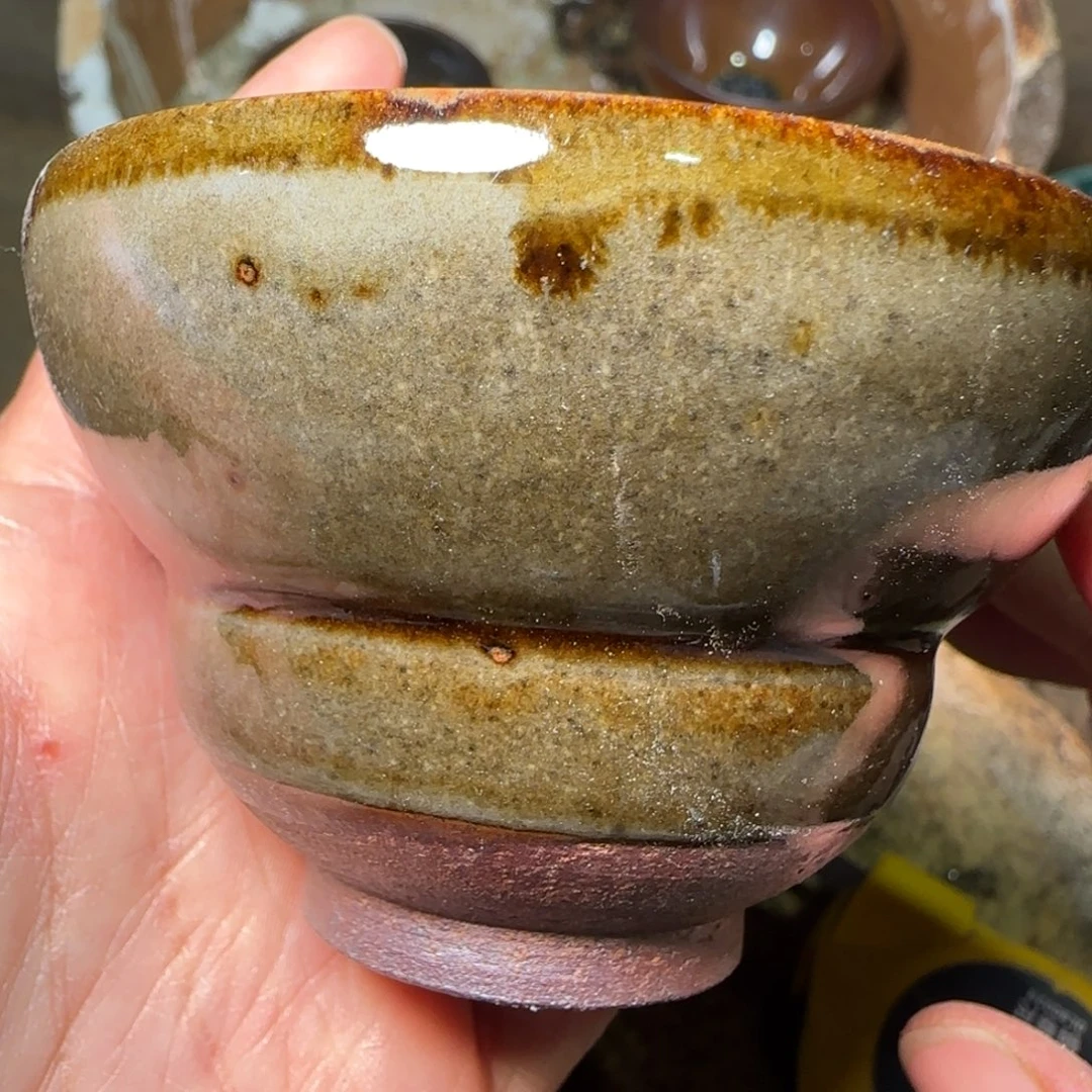 柴烧建盏茶盏茶杯508