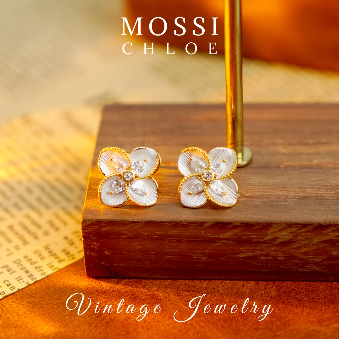 铜合金耳饰 C9283 CHLOE MOSSI 限定 耳钉