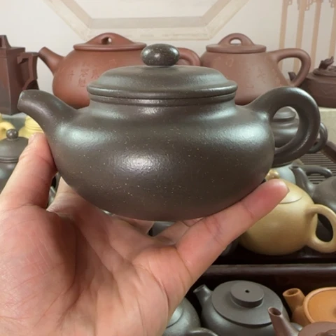 茶壶紫砂梨皮天青250cc