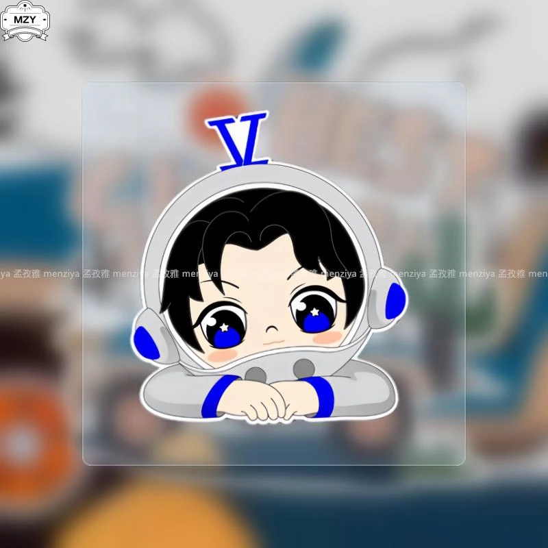 行星文化车贴张杰演唱会个性创意贴纸行李箱机箱防水装饰贴