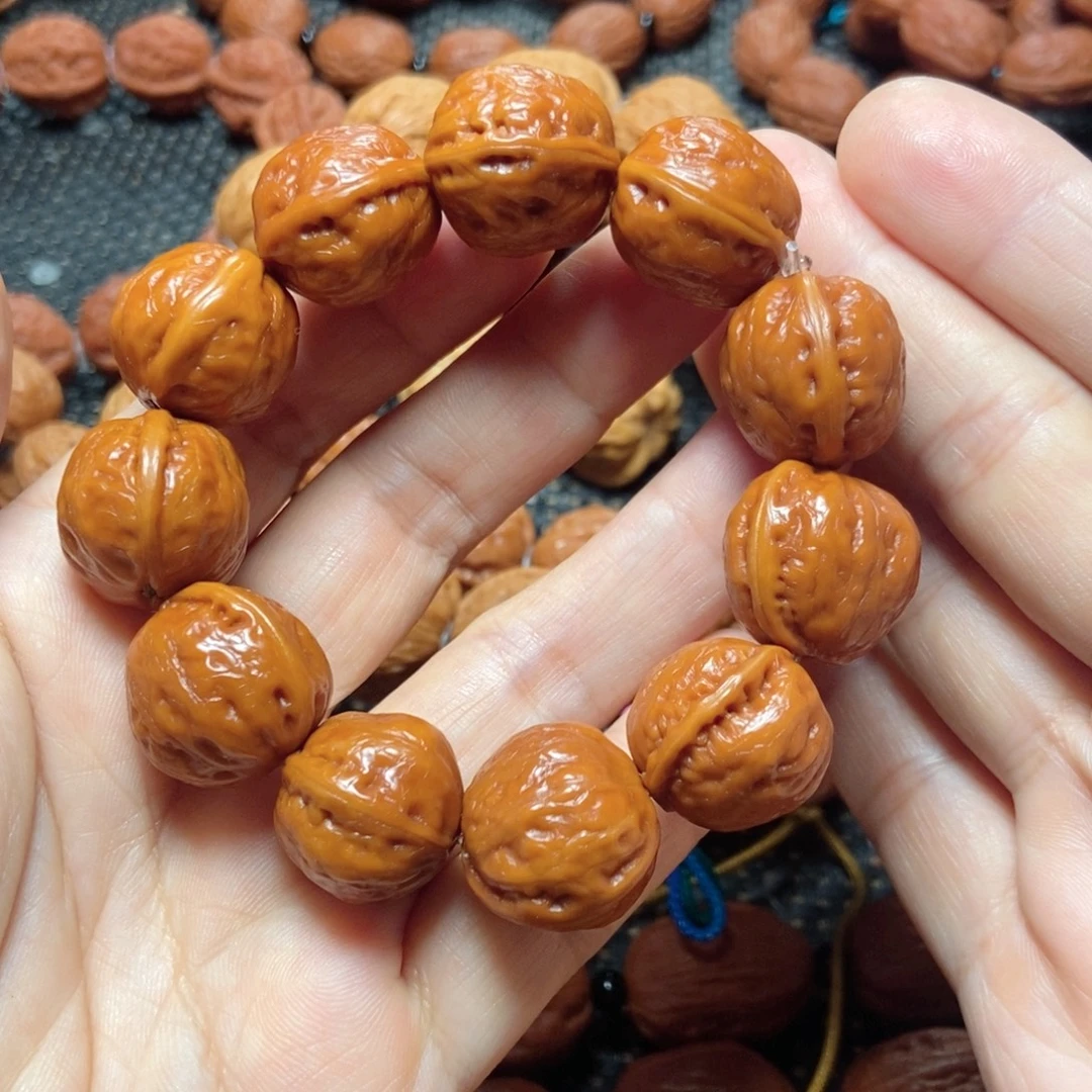 手串桃核桃心手串