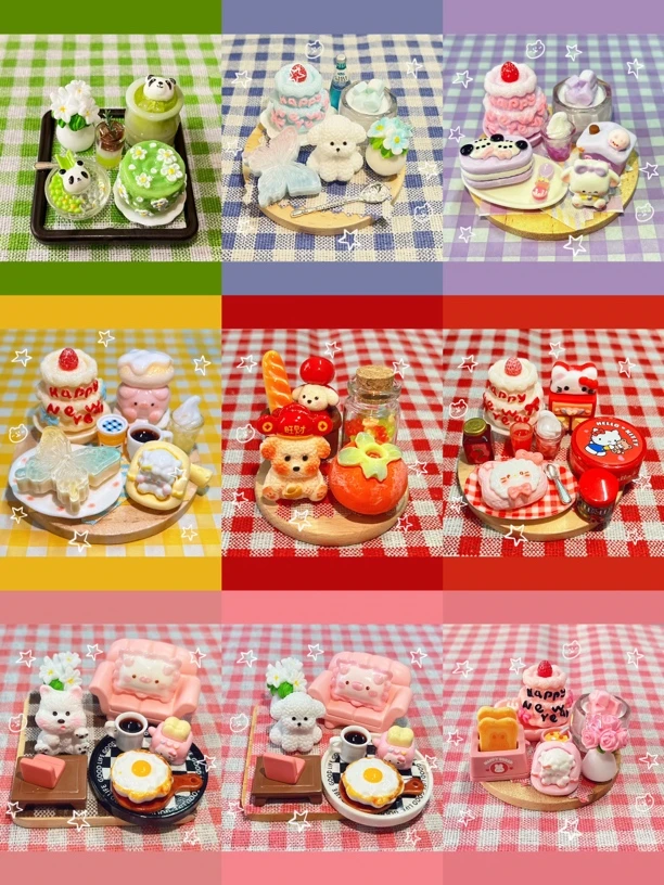 【许愿现拆】手工DIY树脂食玩创意摆件冰箱贴