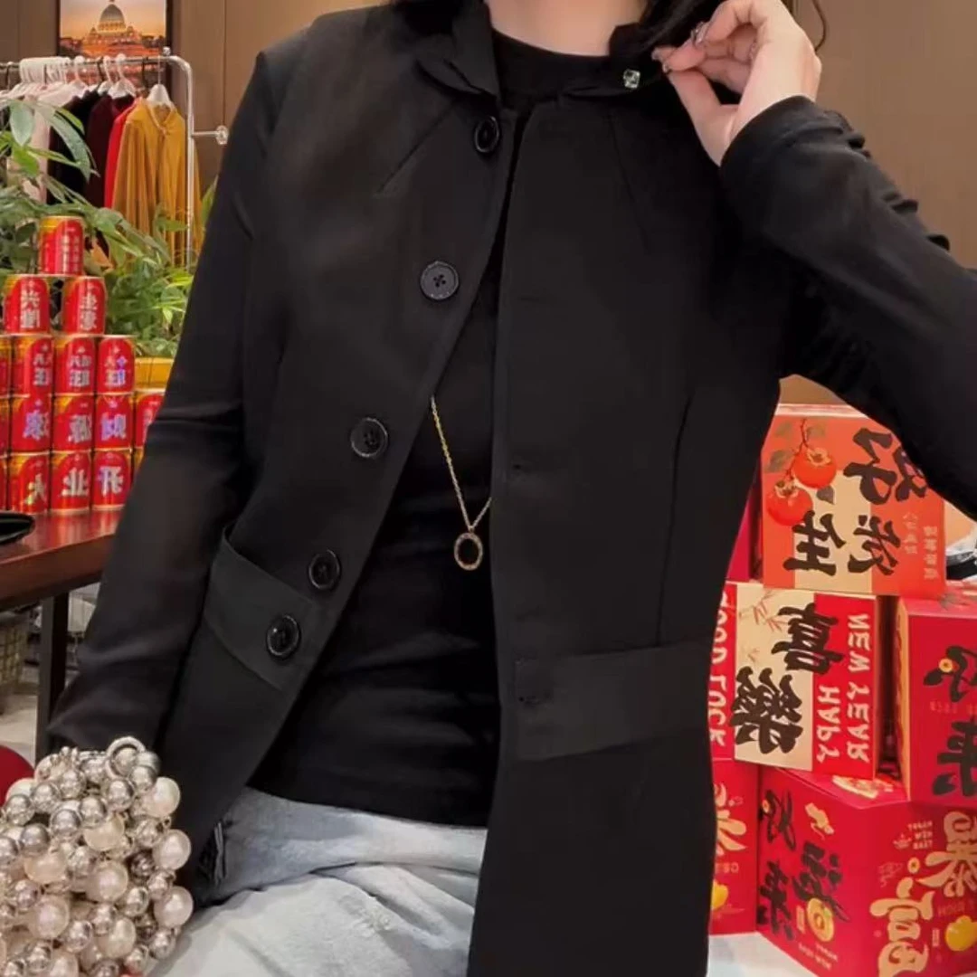2025春季新款时尚显瘦气质女士网红洋气两件套百搭款D7096