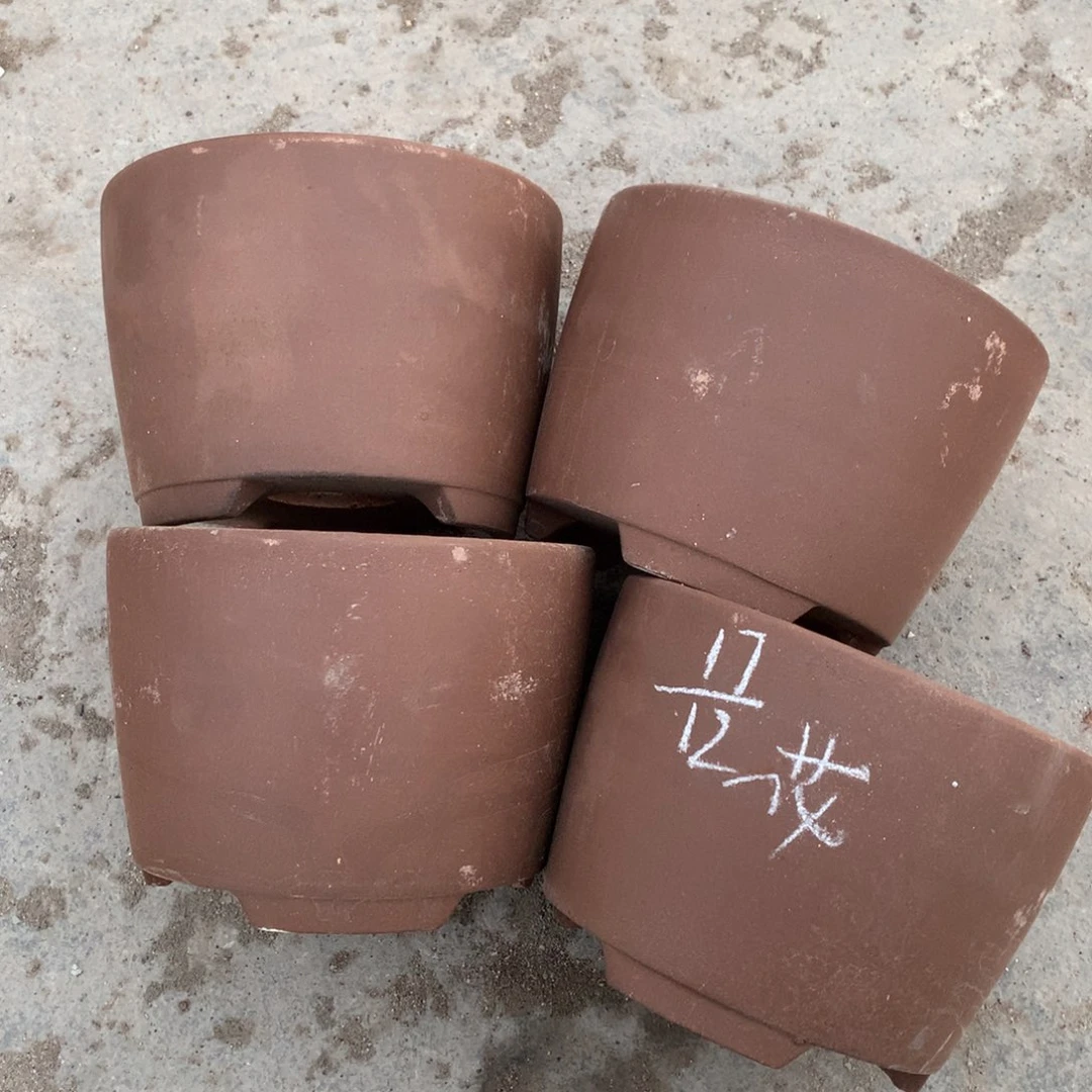 紫砂宜兴紫砂花盆，现货发