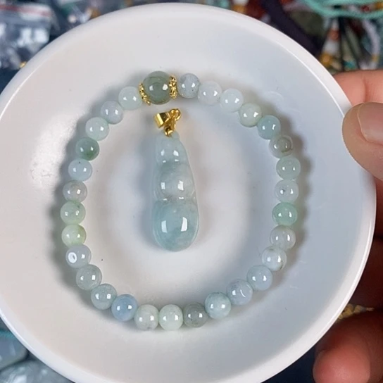 翡翠未镶嵌颈饰天然翡翠拍一发2