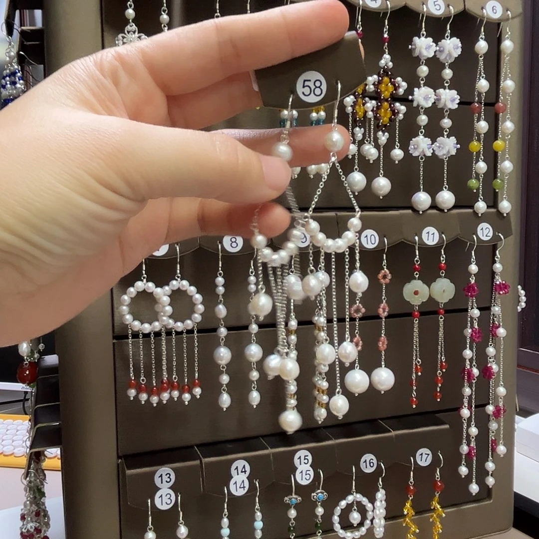 王***晴925银博雅手作S925纯银耳饰