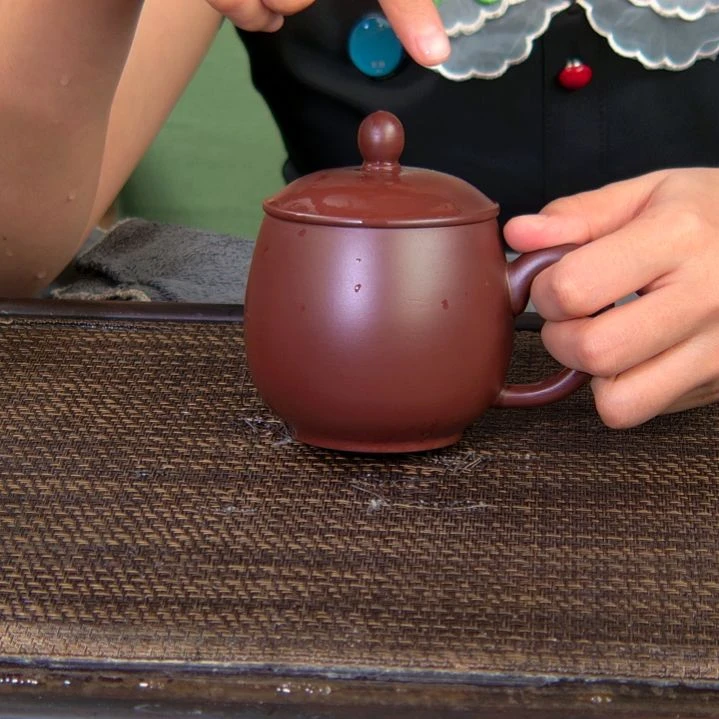 茶杯紫砂高货放漏