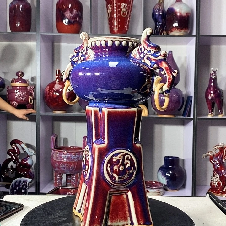 瓷片中国神垕精品钧瓷