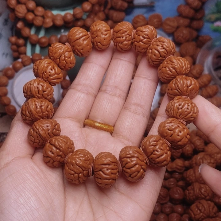 快***我手串文玩核桃龙纹桃核