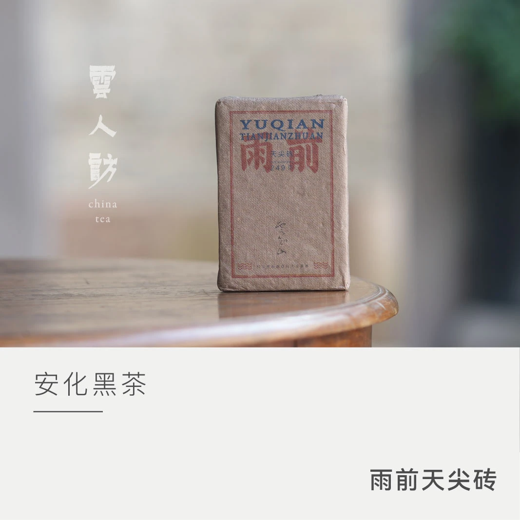 【雨前天尖砖】山有德 茶叶安化黑茶 云人访 249克