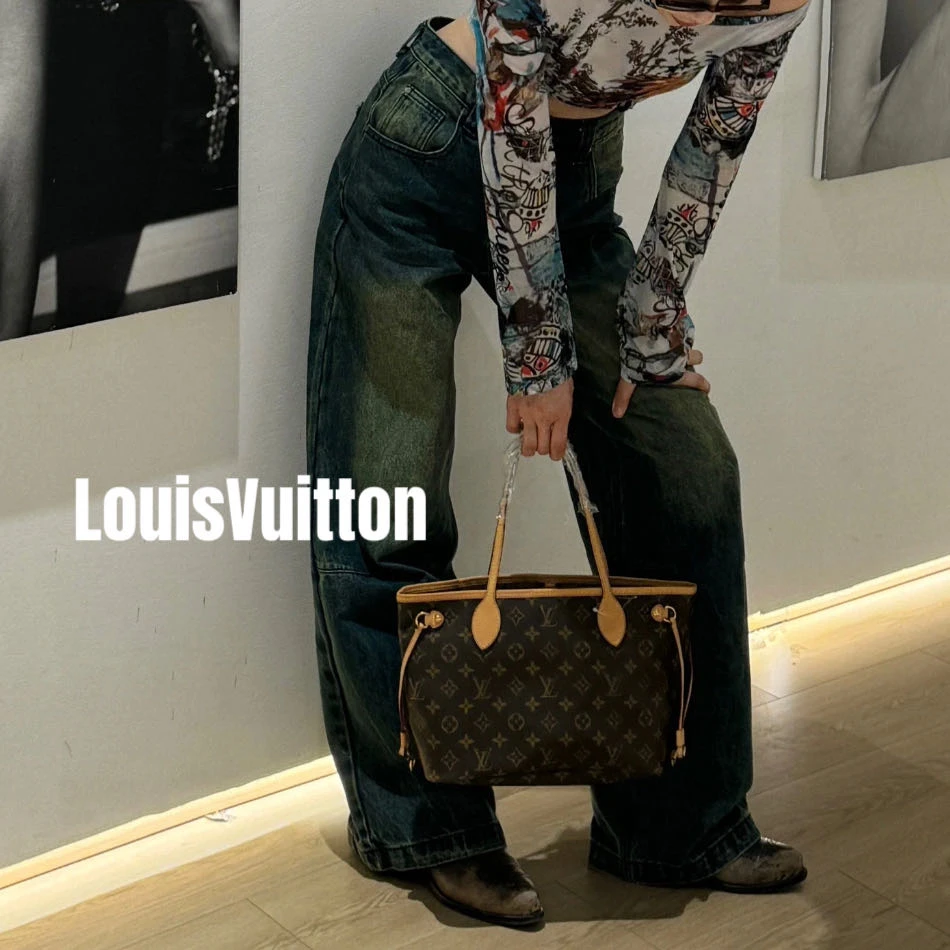 修复品8615016/LouisVuitton/路易威登小号never full托特包