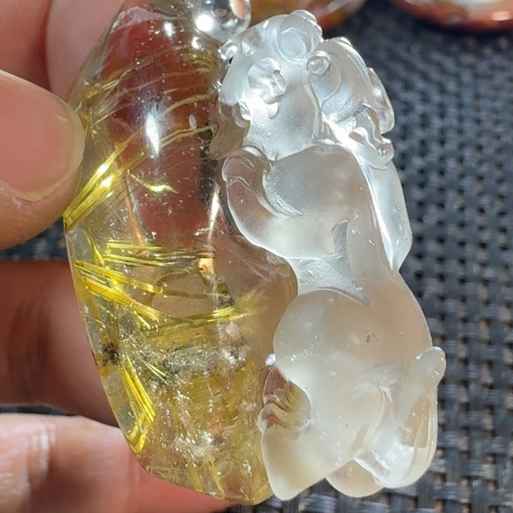 水晶吊坠(不含链)未镶嵌西****༽