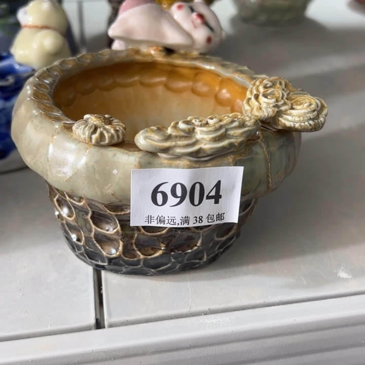 口6 手工花盆满30包邮
