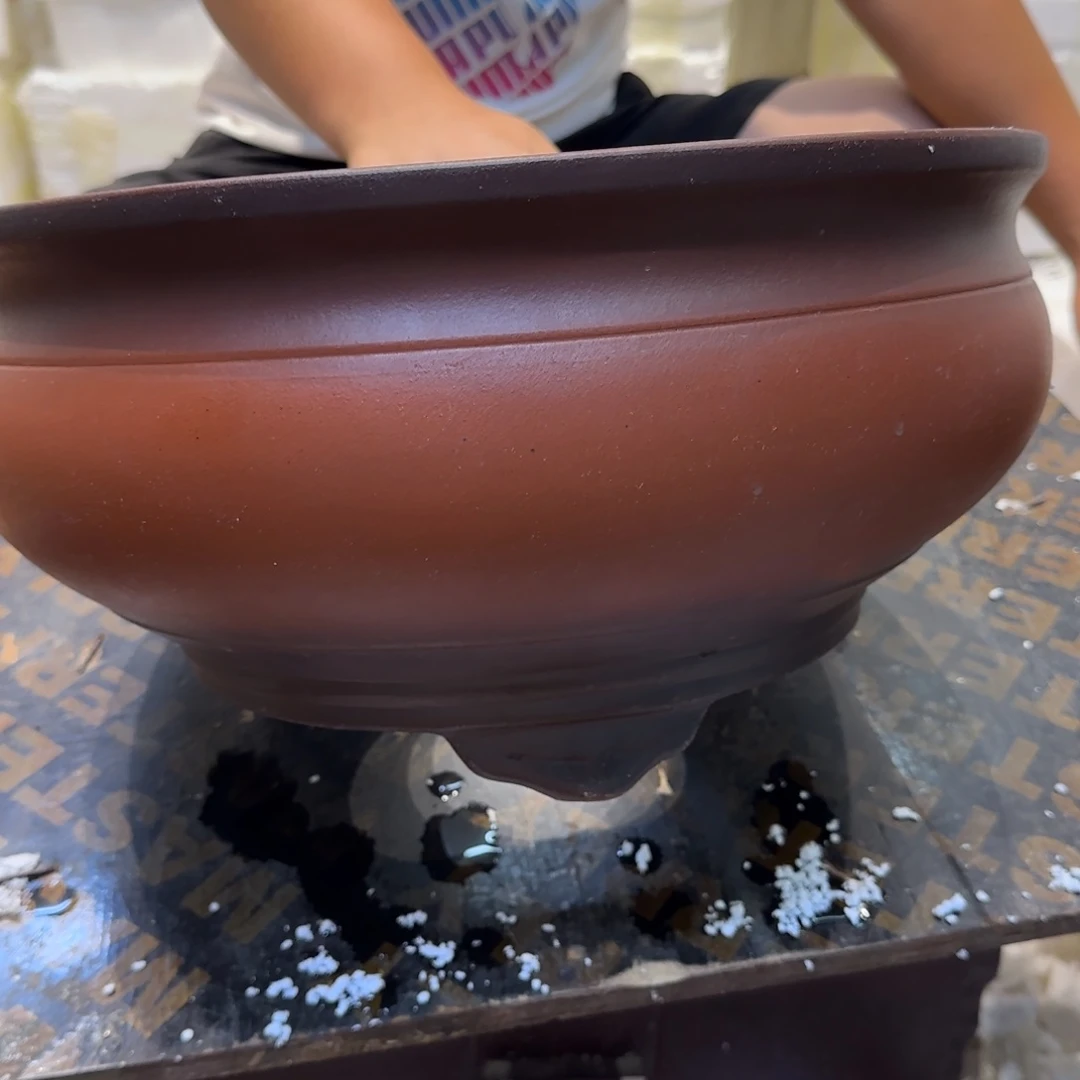 紫砂花盆口径30.15口径