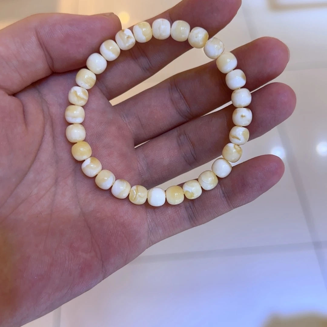 未镶嵌琥珀手链蜜蜡