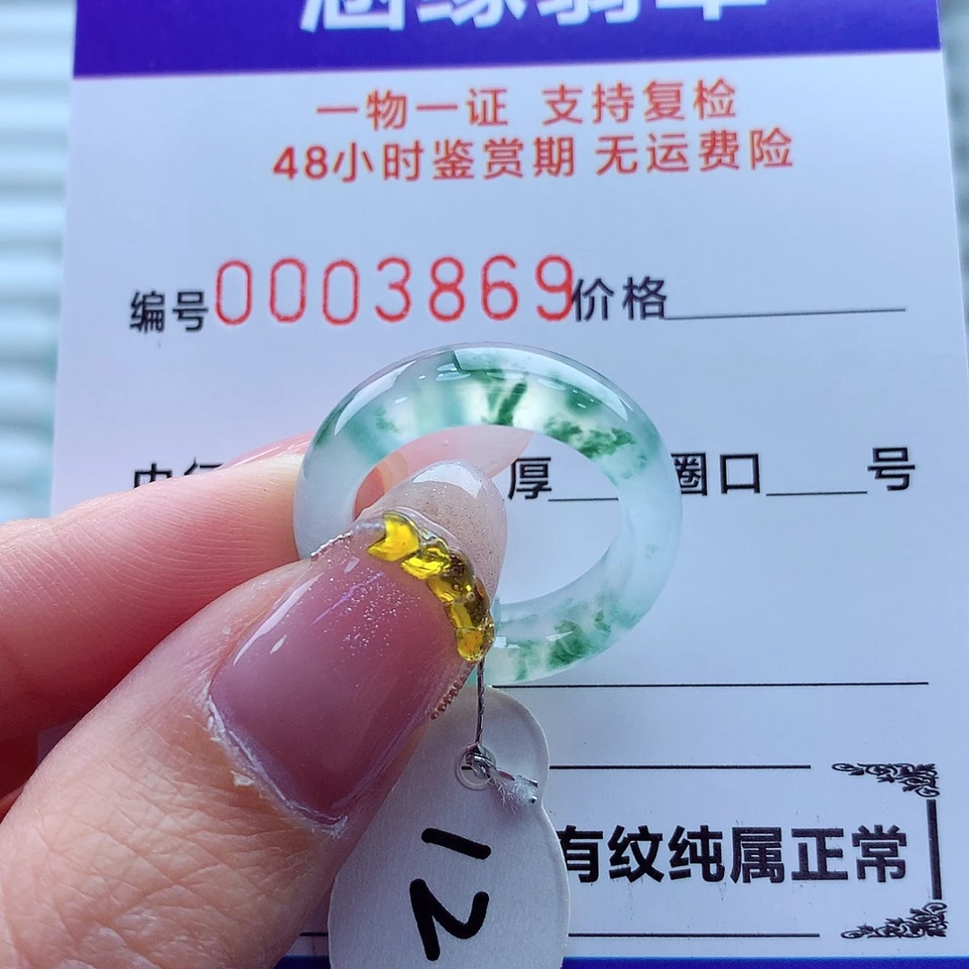 翡翠未镶嵌戒指翡翠
