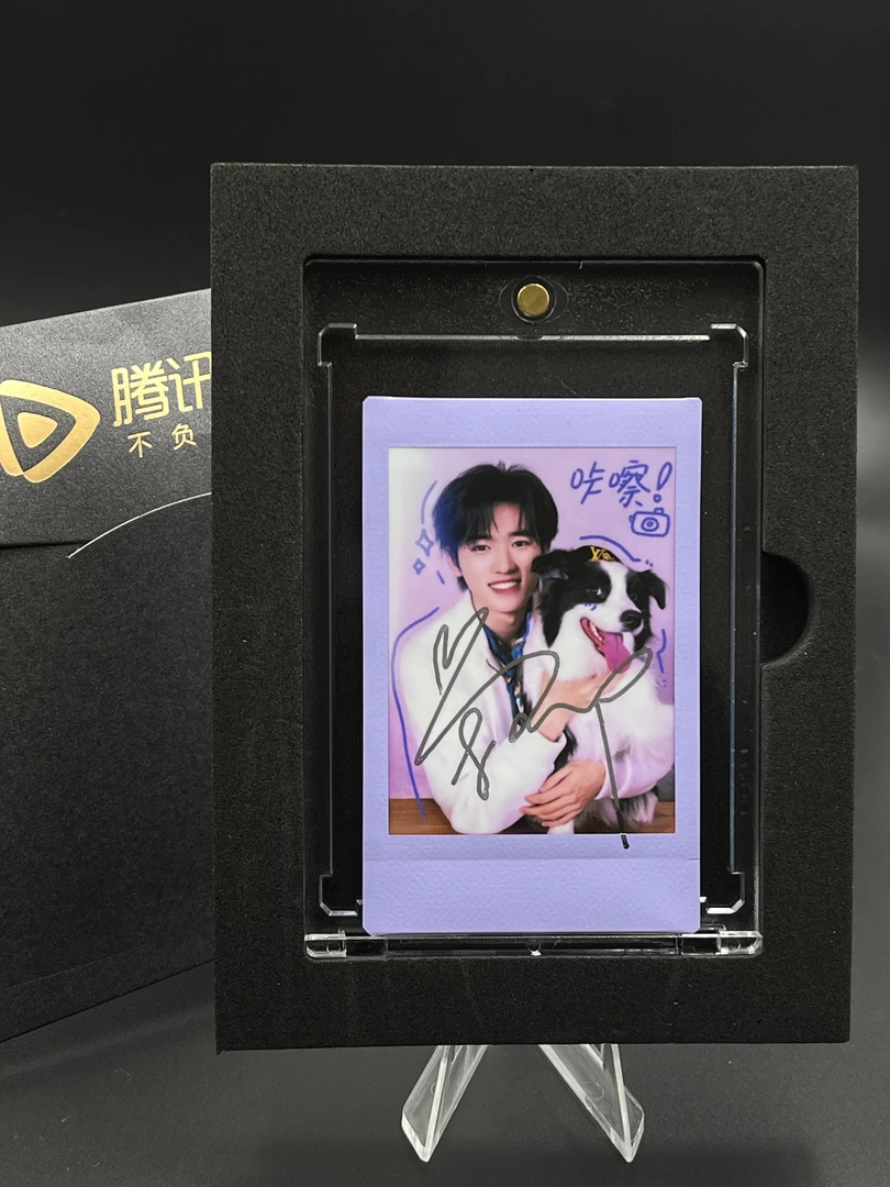 W167【宋亚轩】亲签三寸正品富士拍立得mini相纸 紫边