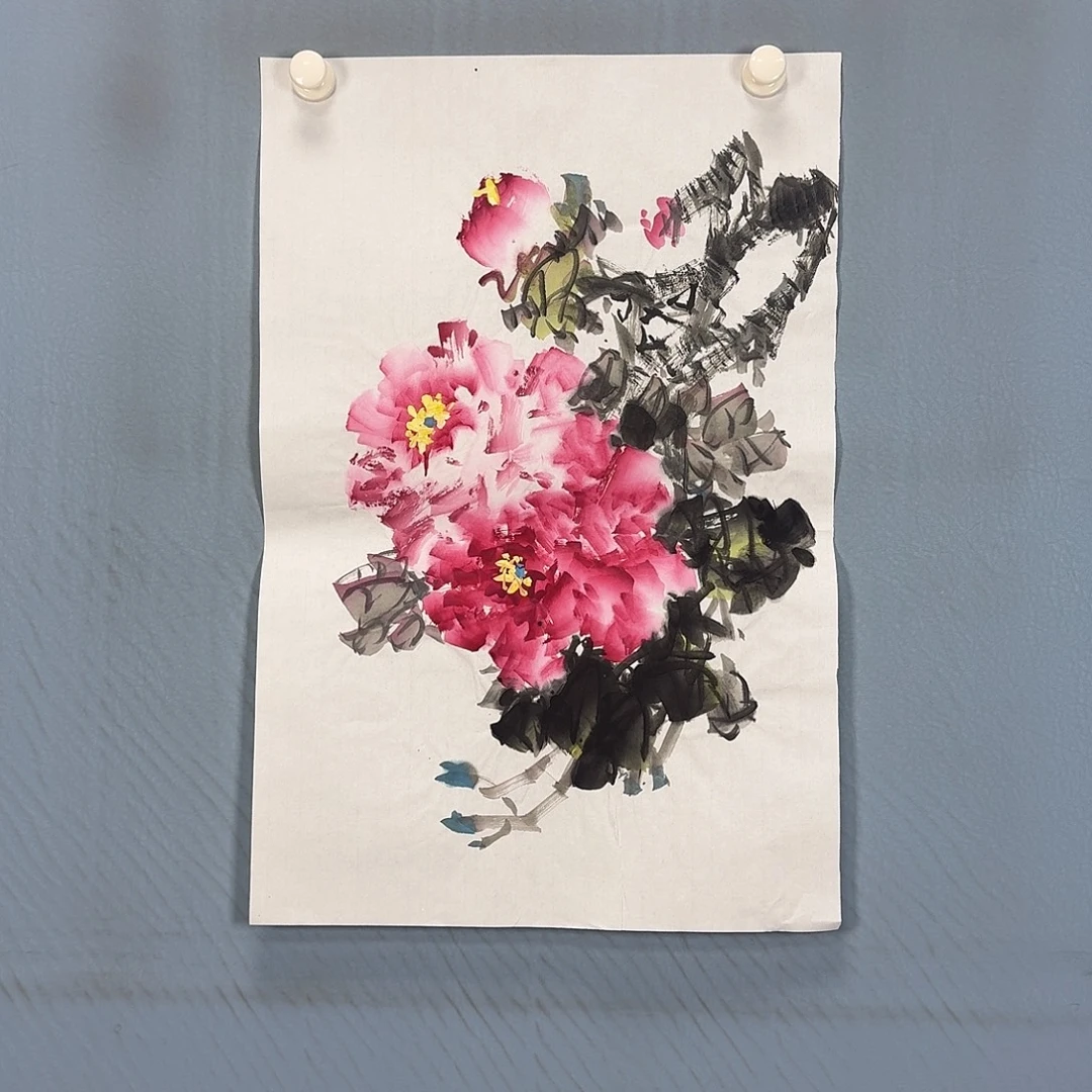 国画414 牡丹仙子好可爱