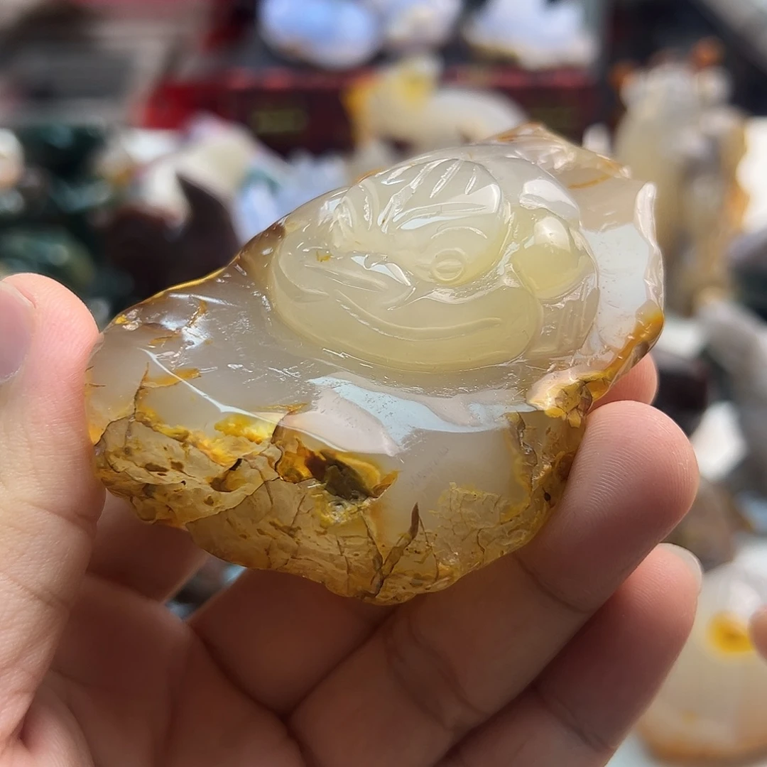 玛瑙/玉髓未镶嵌颈饰