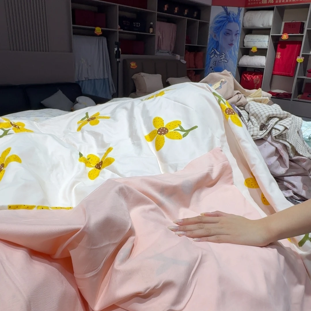 原驼毛羊羔毛四件套