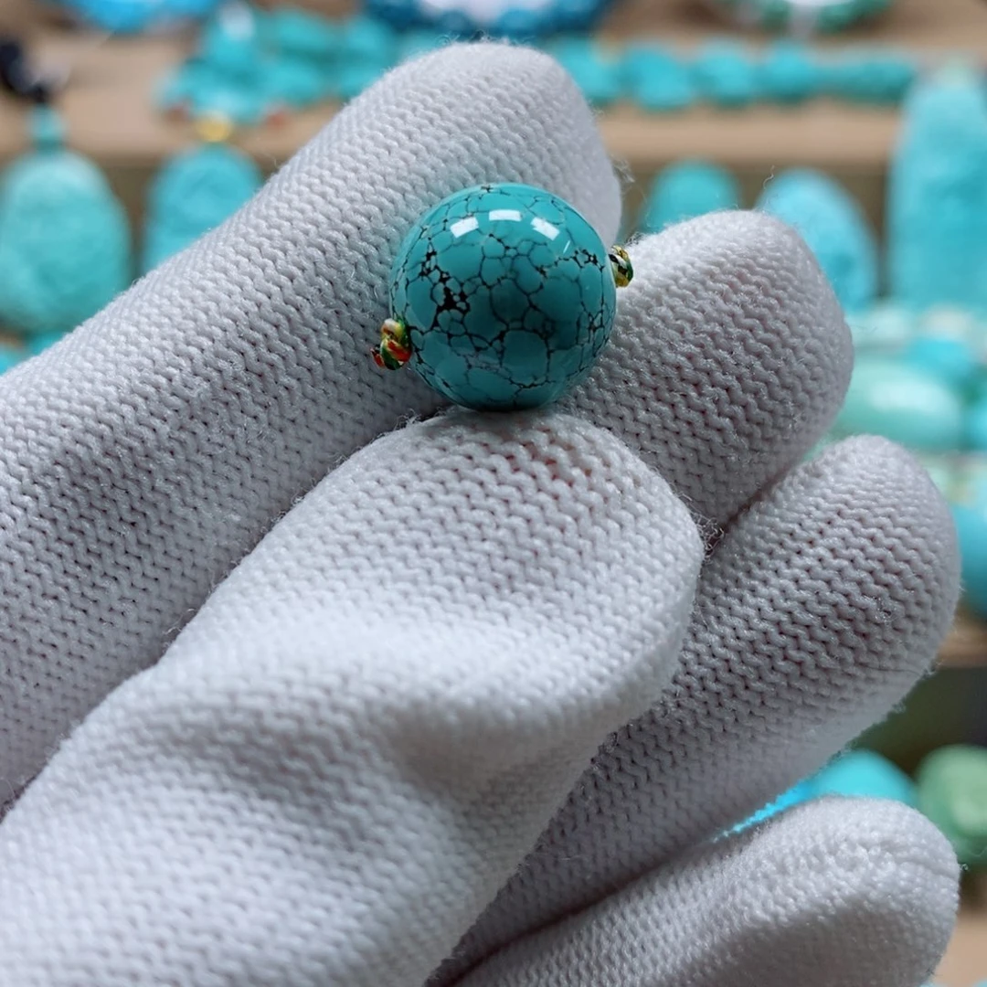 绿松石珠宝奇石未镶嵌凉**哥