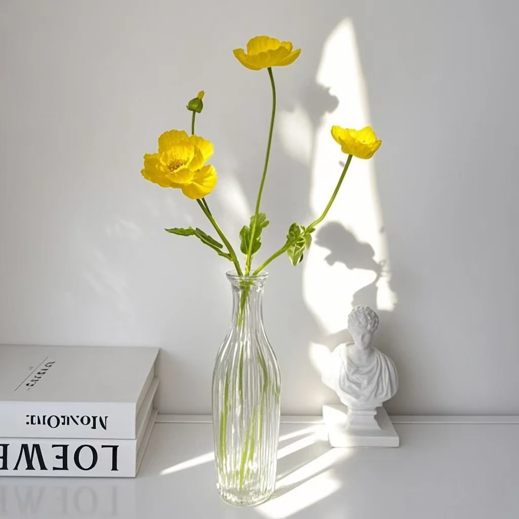 ins轻奢家居桌面客厅摆放花高档花束卧室摆设简约【清仓】