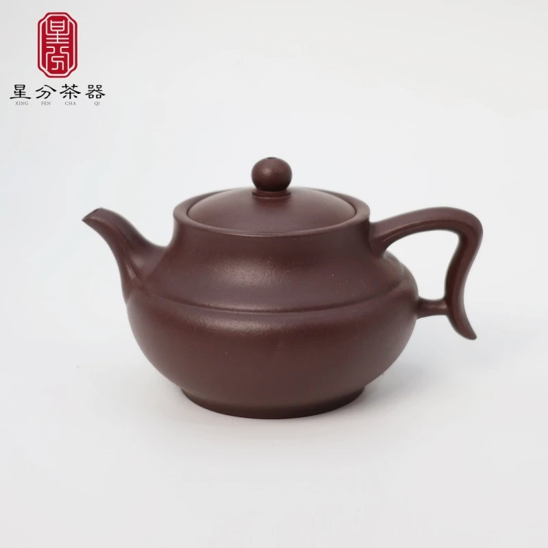 飞跃壶 紫泥手工紫砂壶 家用茶具