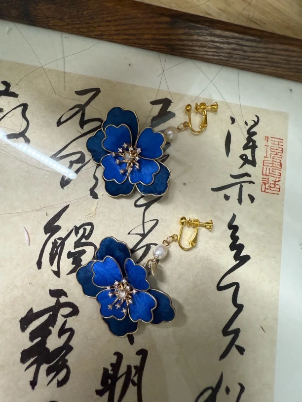 江南浔 耳饰 备注耳勾或耳夹