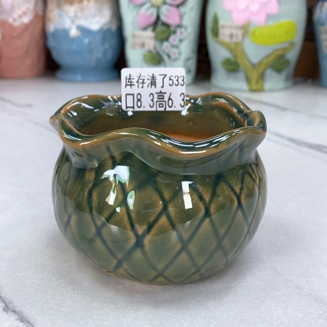 @夏西陶瓷花盆@@5533