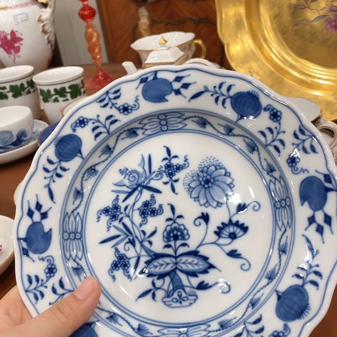 瓷片中古二等蓝洋葱