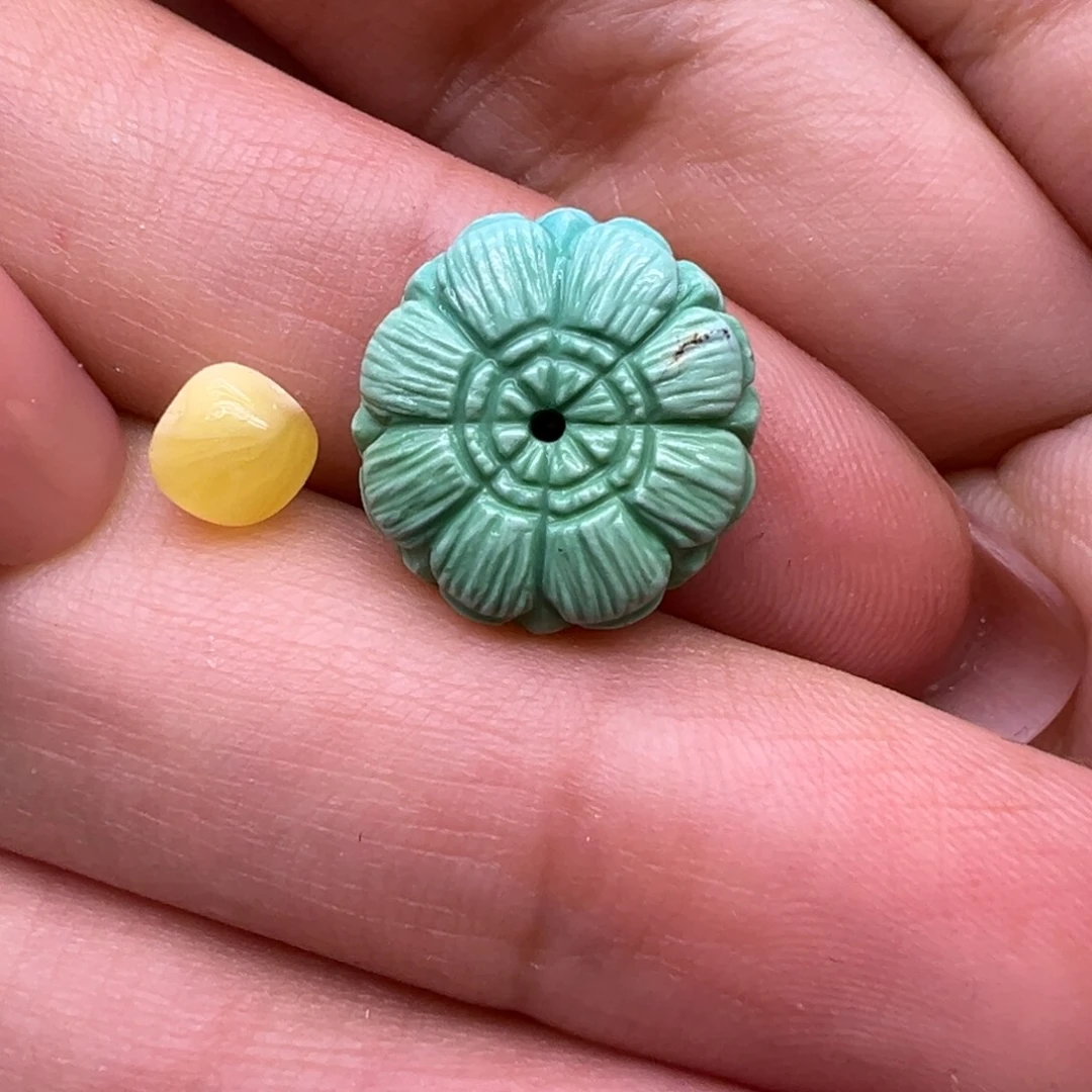 裸石琥珀未镶嵌配件