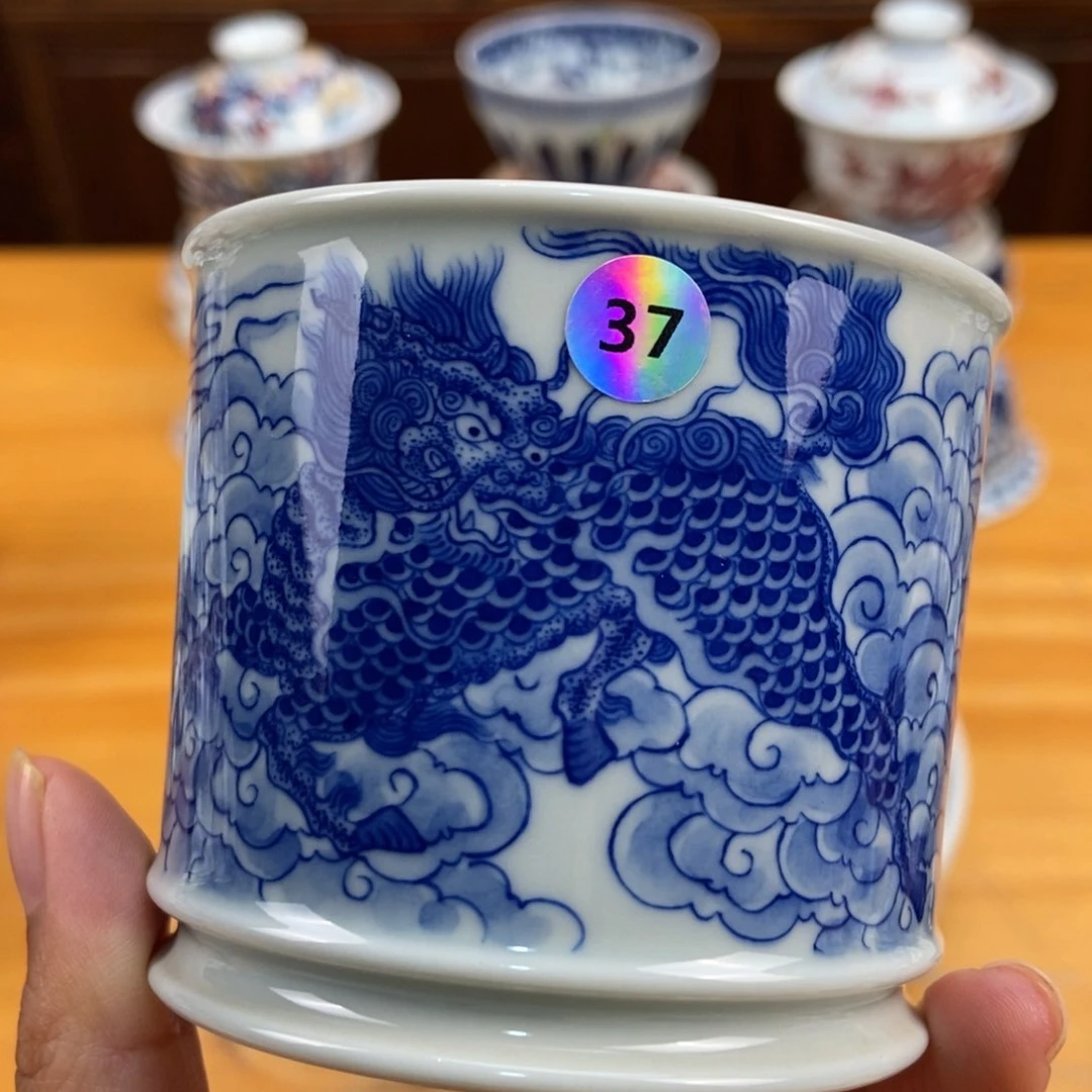 手绘现代茶具非古董