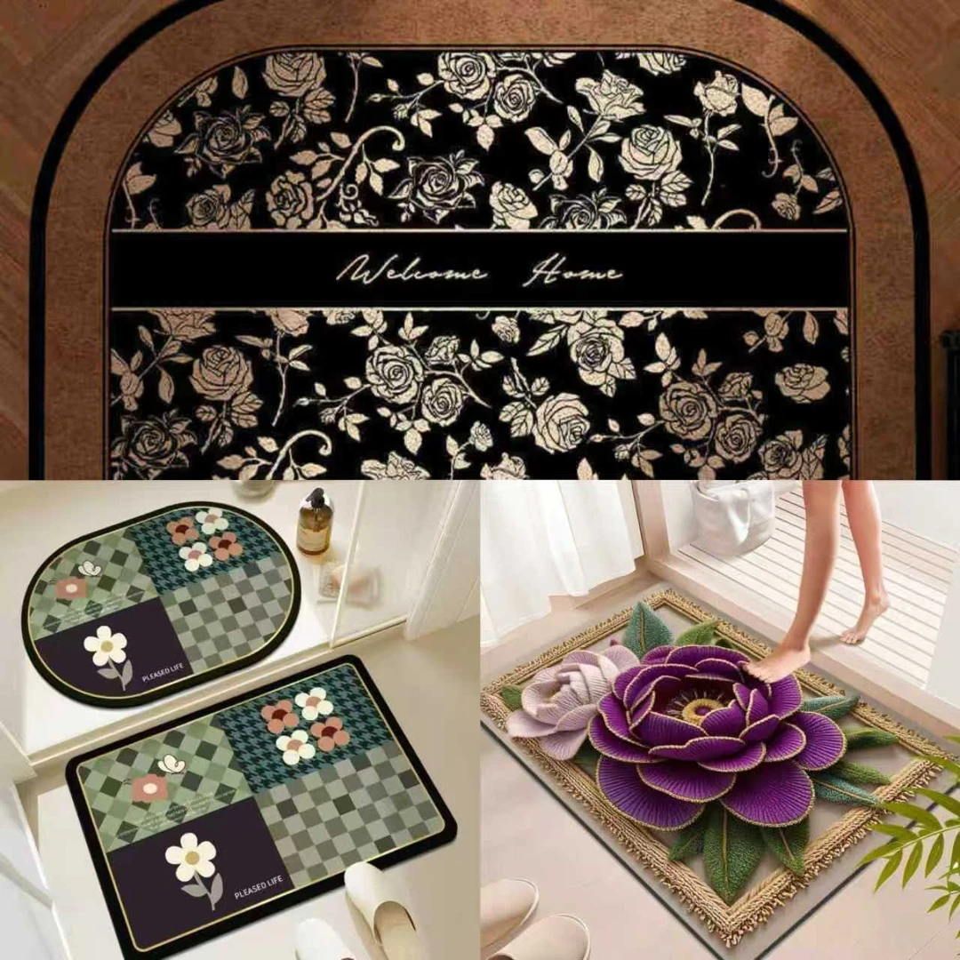 160号链式链接硅藻泥防滑吸水地垫