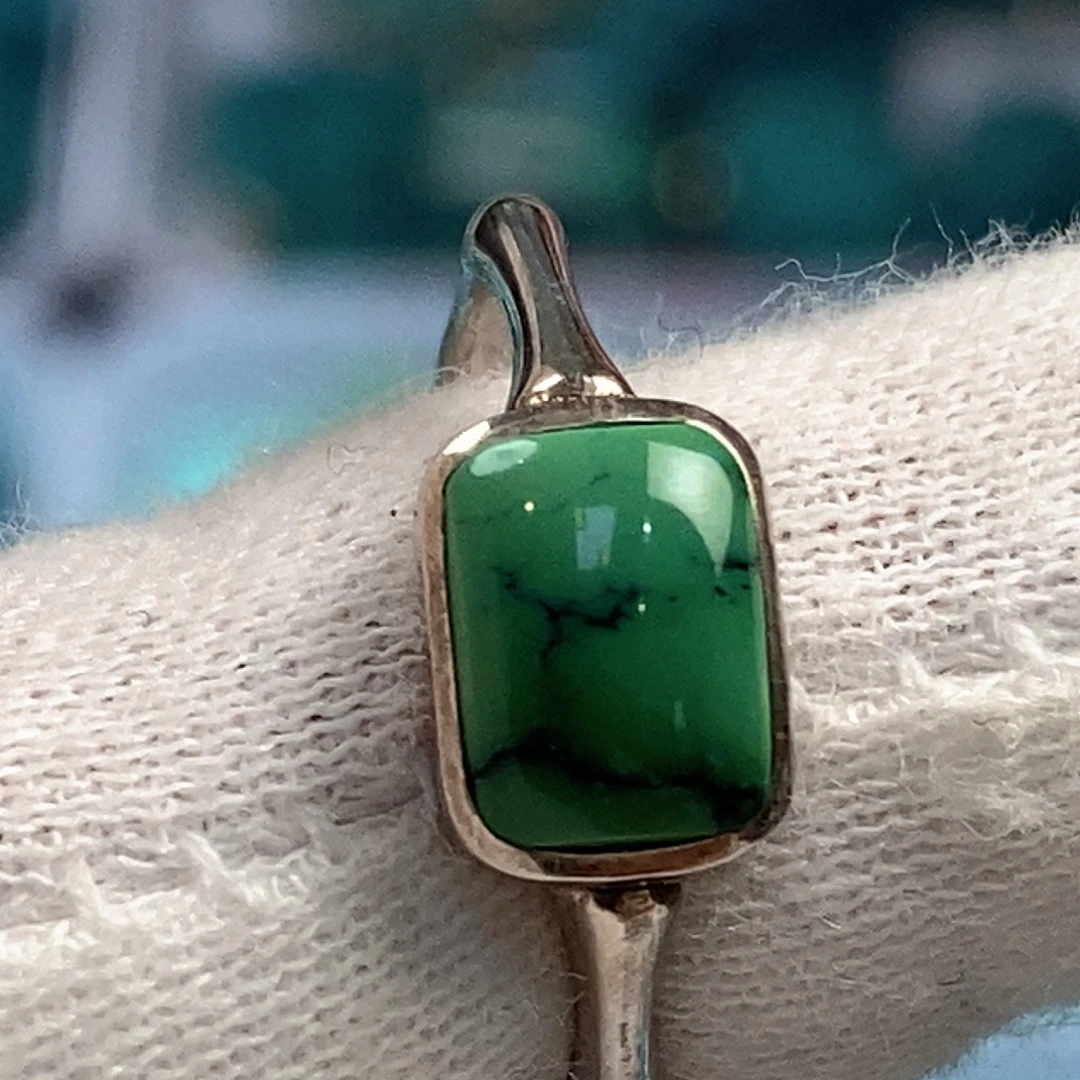绿松石银S925镶嵌配饰