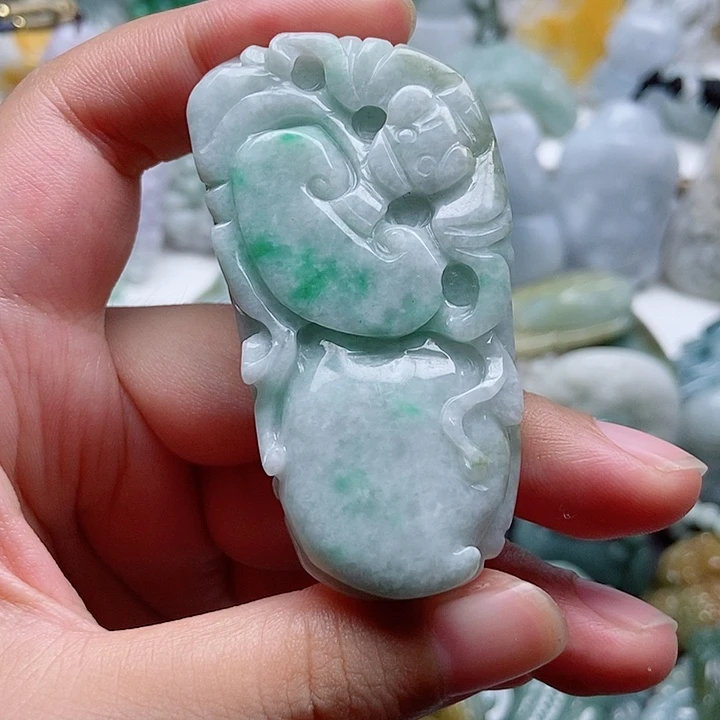 吊坠(不含链)未镶嵌翡翠1