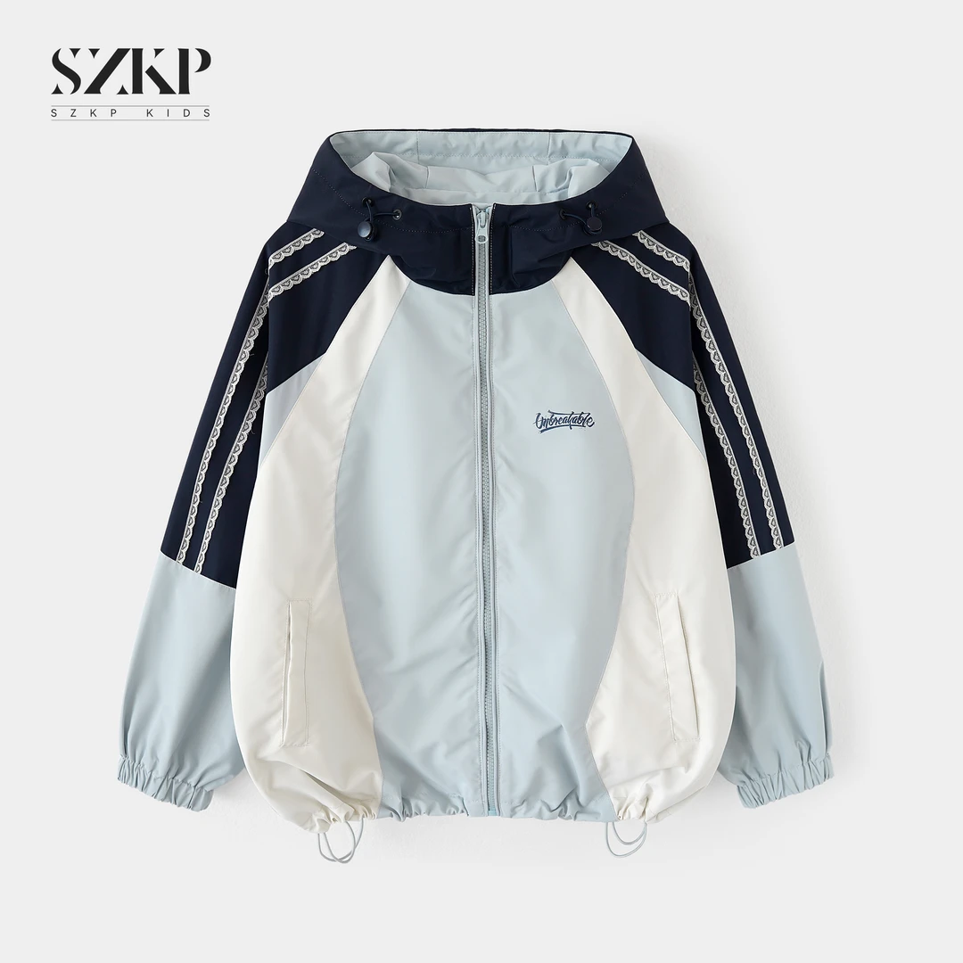 SZKP秋季新款女童装洋气上衣中大童休闲时尚儿童外套BGYQ553305