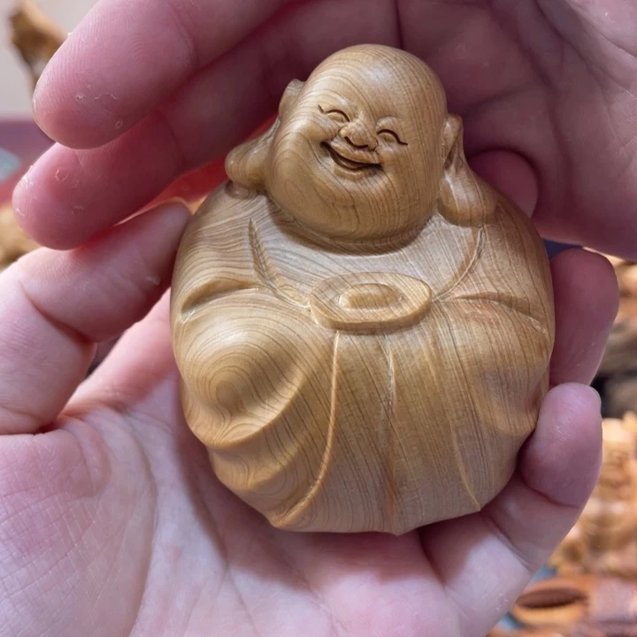 柏木（崖柏）太行崖柏根雕摆件乐乐4