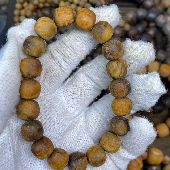 贡木手串/手链10/11绿油水波