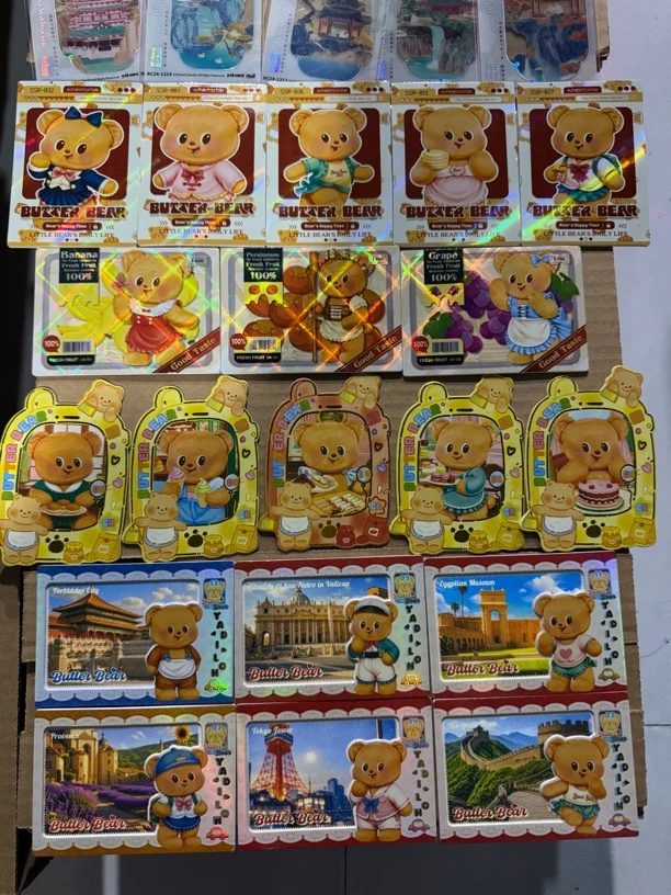 北宸Bear Cub黄油小熊收藏卡 一单40张（能挑两单）！