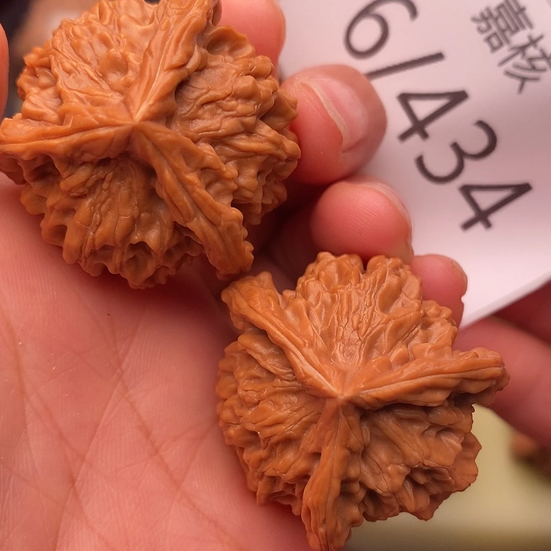 把件文玩核桃35盘山三棱