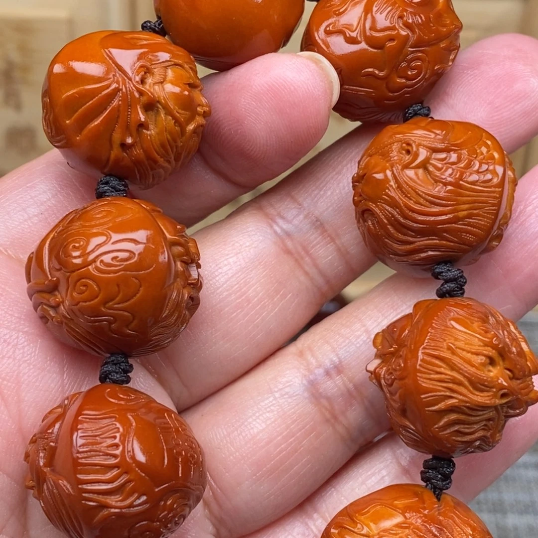 山***i吊坠橄榄核将军令