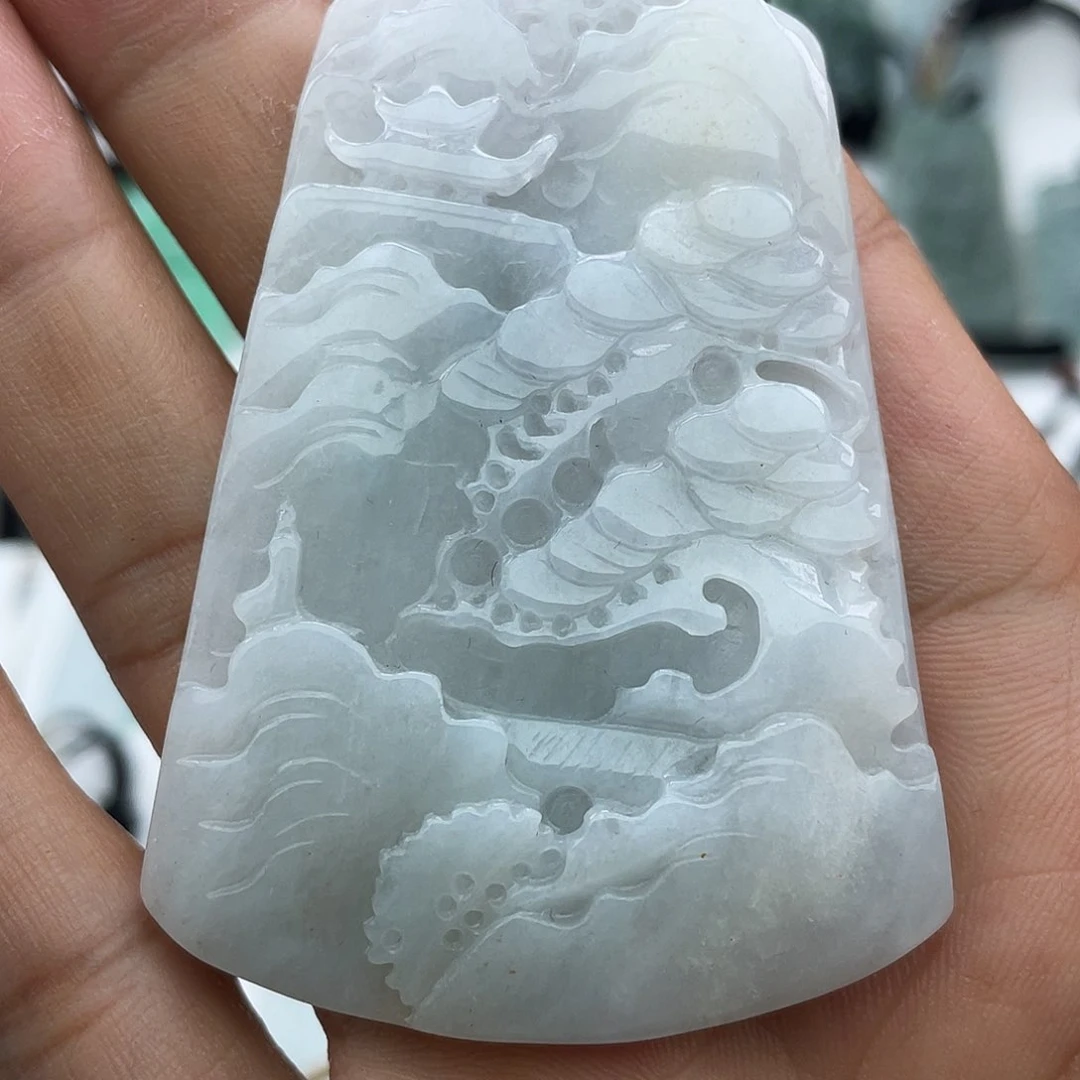 颈饰未镶嵌翡翠翡翠