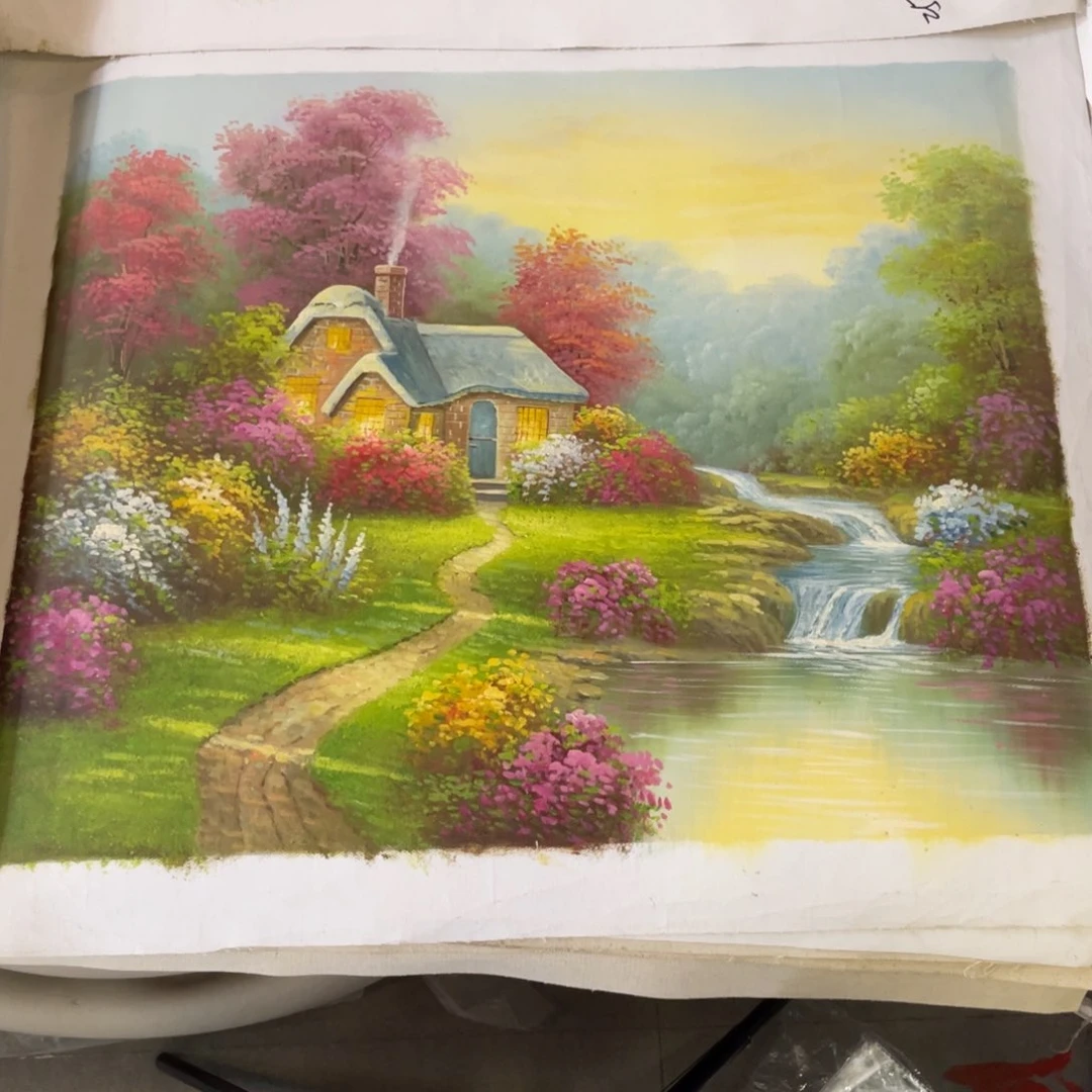 油画青***年油画作品入选5060