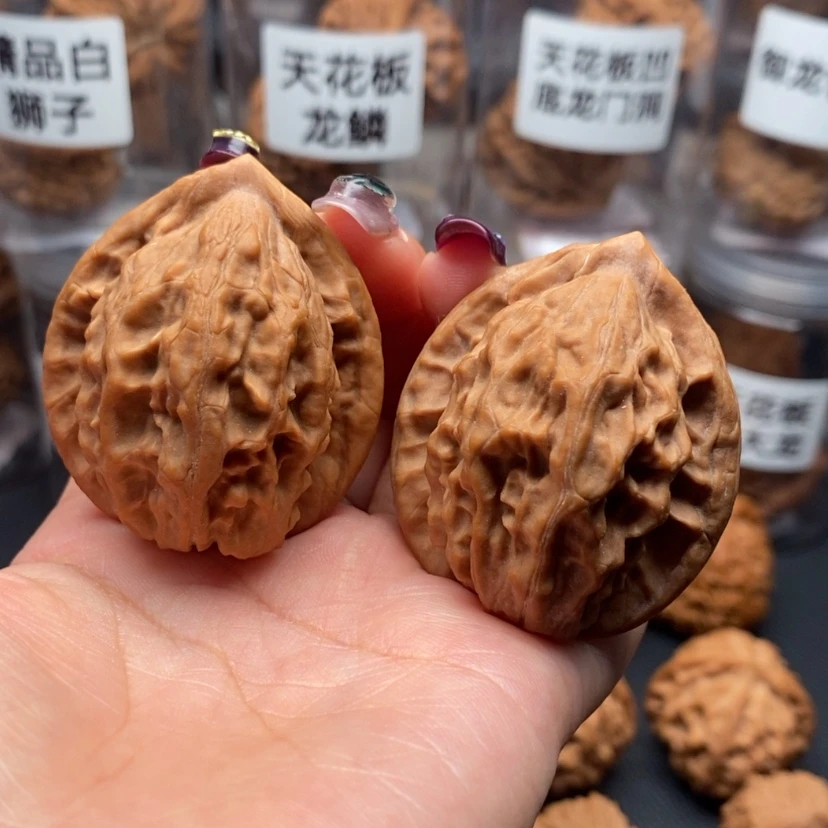 【闪购商品】吊坠文玩核桃大红袍39