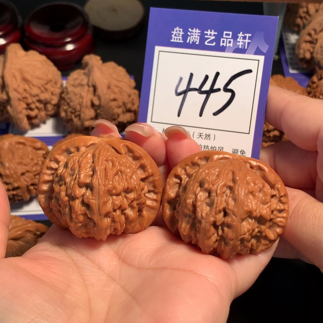文玩核桃把件445白狮子4.5