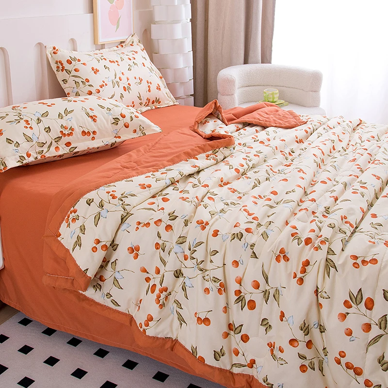 （免费试睡15天）2025款相思红豆夏被空调被可机洗单人150*200-lz6g