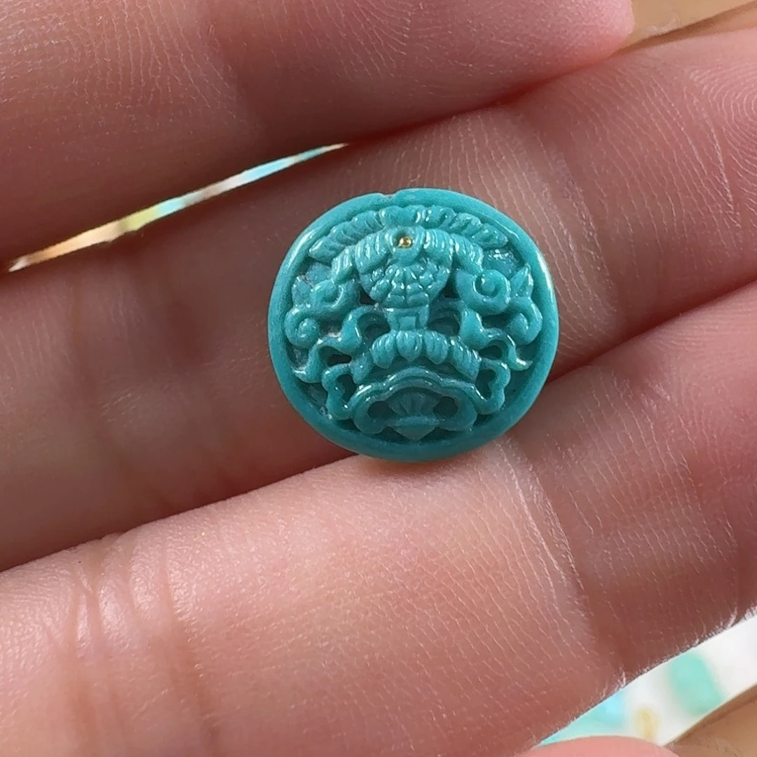 绿松石未镶嵌珠宝半成品