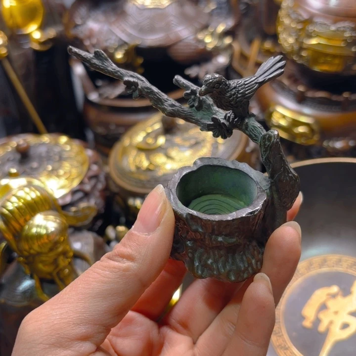 铜器摆件收收藏藏